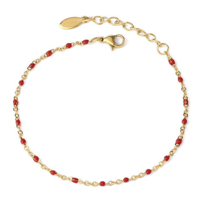 Wholesale Bohemian Simple Bracelet Titanium Steel